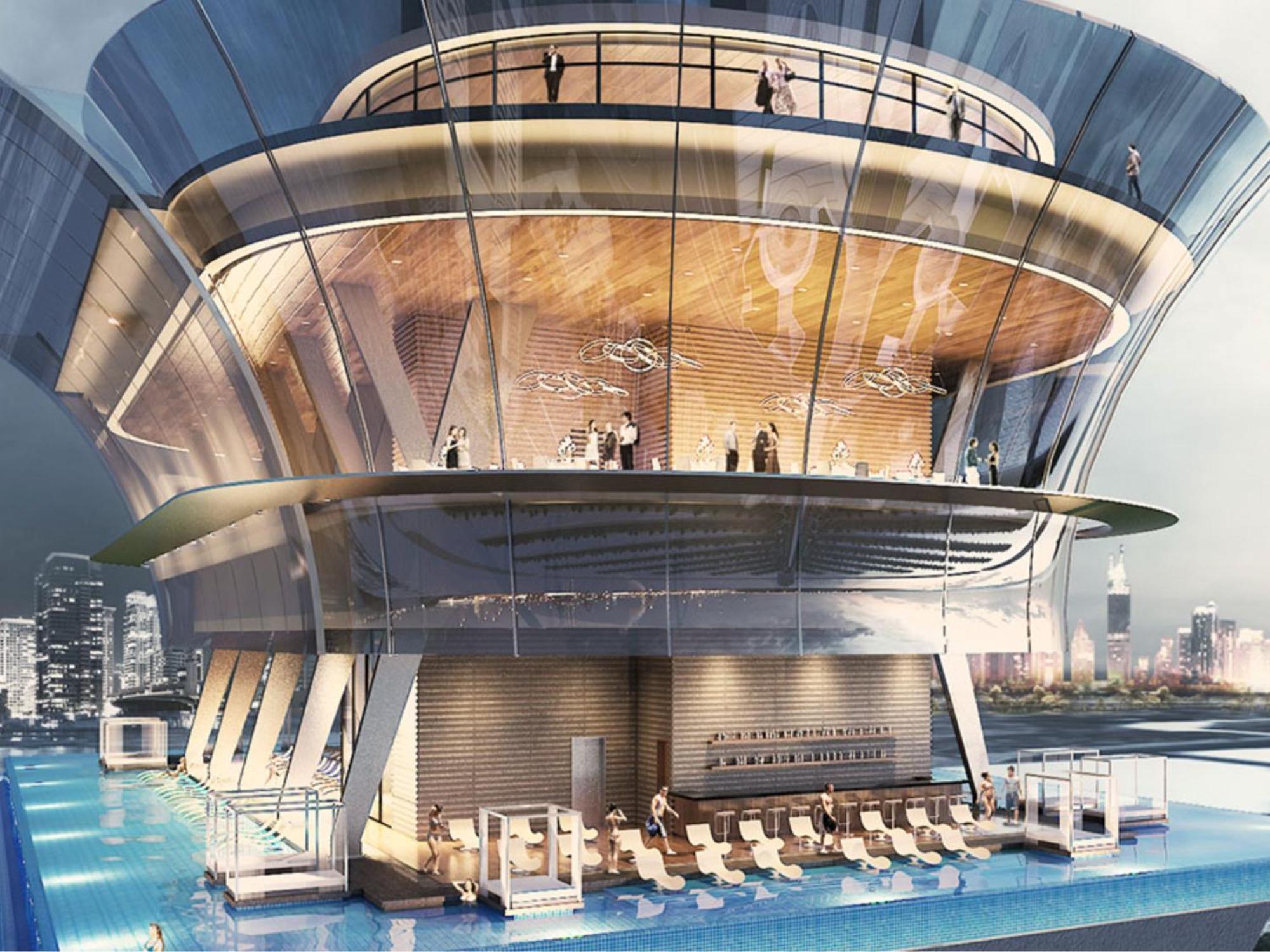 35Th Fl 1Br In Palm Tower - Nakheel Mall & Sea View Dubai Exteriör bild